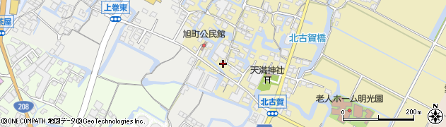 福岡県大川市北古賀131周辺の地図