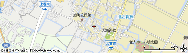 福岡県大川市北古賀118周辺の地図