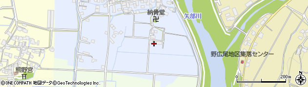 福岡県八女市宮野449周辺の地図