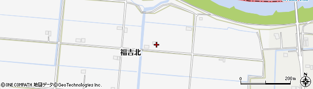 佐賀県白石町（杵島郡）福吉北周辺の地図