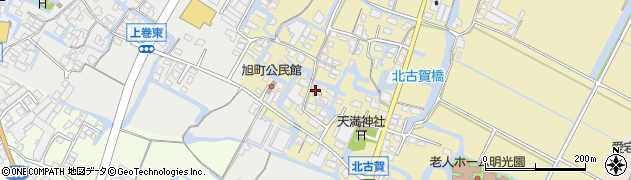 福岡県大川市北古賀125周辺の地図