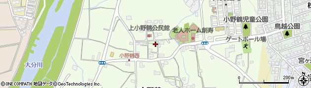 大分県大分市小野鶴1085周辺の地図