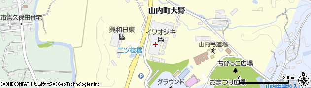 岩尾磁器工業株式会社　山内第一工場周辺の地図