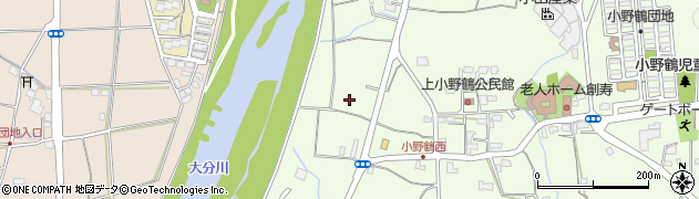 大分県大分市小野鶴周辺の地図