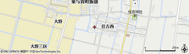 佐賀県佐賀市東与賀町大字田中1708周辺の地図