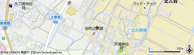 福岡県大川市北古賀151周辺の地図