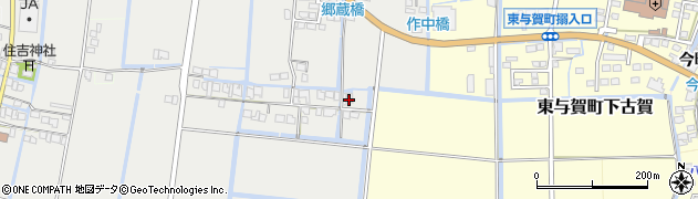 佐賀県佐賀市東与賀町大字田中1020周辺の地図