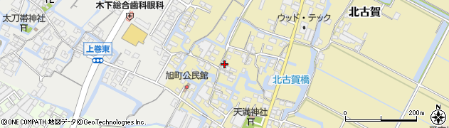 福岡県大川市北古賀159周辺の地図