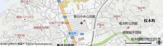 長崎県佐世保市春日町21周辺の地図