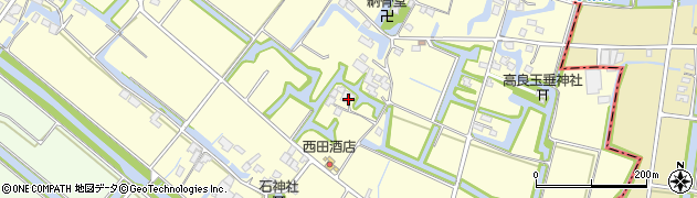 福岡県大川市下牟田口875周辺の地図
