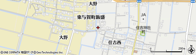 佐賀県佐賀市東与賀町大字田中827周辺の地図