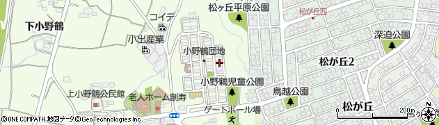 大分県大分市小野鶴12周辺の地図
