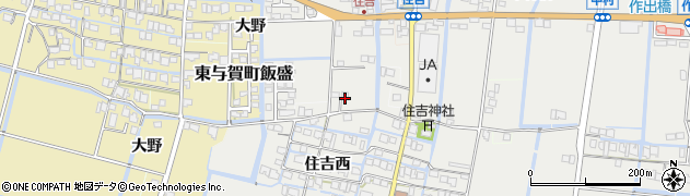 佐賀県佐賀市東与賀町大字田中832周辺の地図