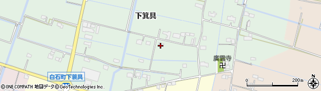 佐賀県白石町（杵島郡）下箕具周辺の地図
