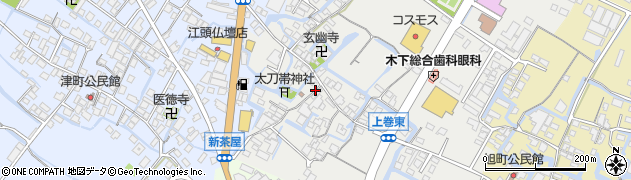福岡県大川市上巻67周辺の地図