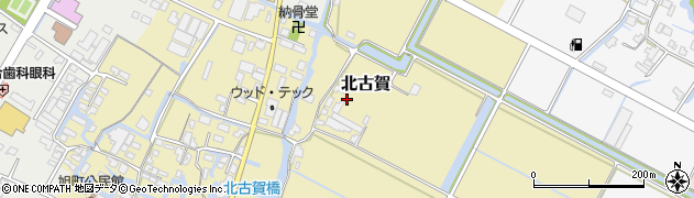 福岡県大川市北古賀381周辺の地図