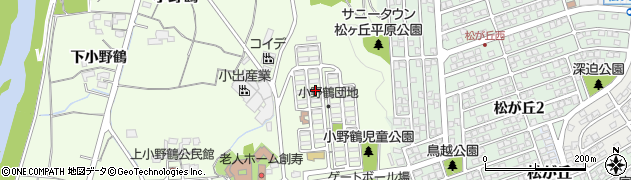 大分県大分市小野鶴43周辺の地図