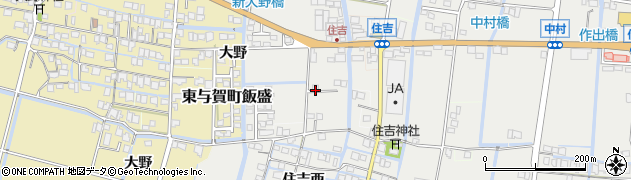 佐賀県佐賀市東与賀町大字田中876周辺の地図