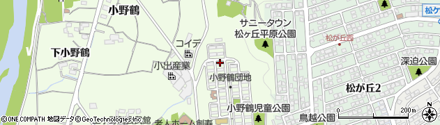 大分県大分市小野鶴47周辺の地図