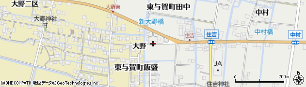 佐賀県佐賀市東与賀町大字田中814周辺の地図