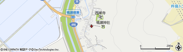 国土交通省武雄河川事務所　鳴瀬排水機場周辺の地図