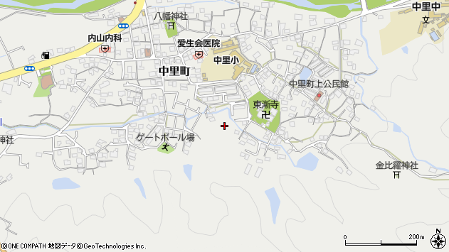 〒858-0904 長崎県佐世保市中里町の地図