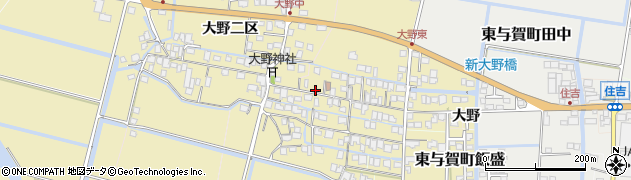 佐賀県佐賀市大野一区2301周辺の地図