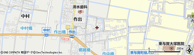 佐賀県佐賀市東与賀町大字田中349周辺の地図