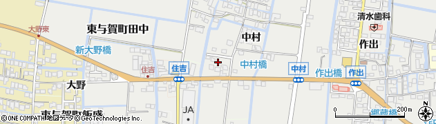 佐賀県佐賀市東与賀町大字田中763周辺の地図