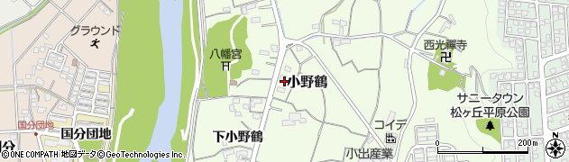 大分県大分市小野鶴553周辺の地図