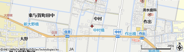 佐賀県佐賀市東与賀町大字田中894周辺の地図