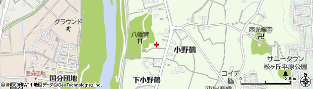 大分県大分市小野鶴344周辺の地図