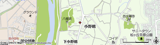 大分県大分市小野鶴349周辺の地図
