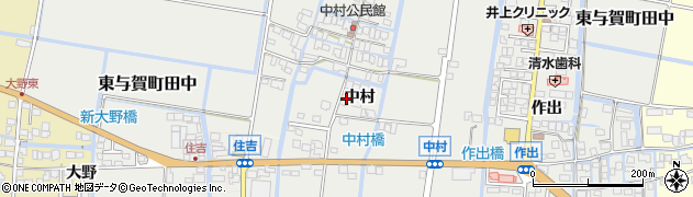 佐賀県佐賀市東与賀町大字田中704周辺の地図