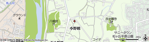 大分県大分市小野鶴543周辺の地図