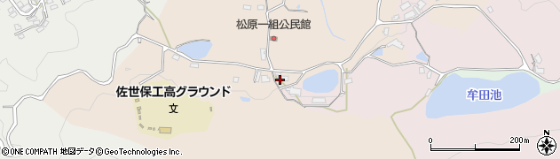 長崎県佐世保市松原町707周辺の地図