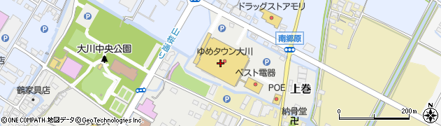 天風堂 大川店周辺の地図