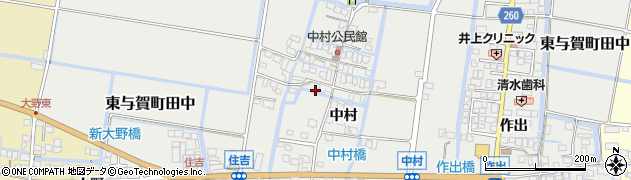 佐賀県佐賀市東与賀町大字田中717周辺の地図