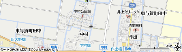 佐賀県佐賀市東与賀町大字田中686周辺の地図
