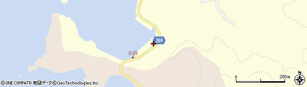 愛媛県宇和島市小浜2029周辺の地図