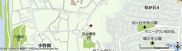 大分県大分市小野鶴1690周辺の地図