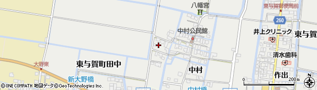 佐賀県佐賀市東与賀町大字田中774周辺の地図