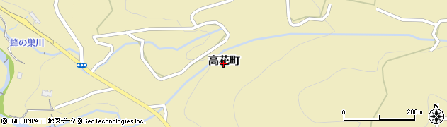 長崎県佐世保市高花町周辺の地図
