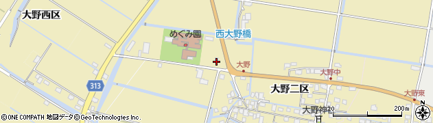 佐賀県佐賀市東与賀町大字飯盛1603周辺の地図