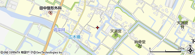 福岡県大川市下牟田口405周辺の地図