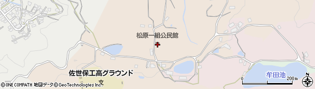 長崎県佐世保市松原町731周辺の地図