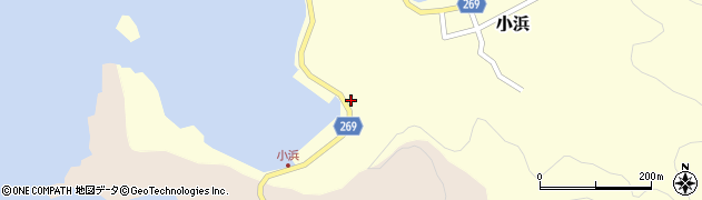 愛媛県宇和島市小浜2070周辺の地図