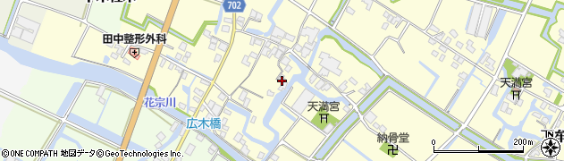 福岡県大川市下牟田口404周辺の地図