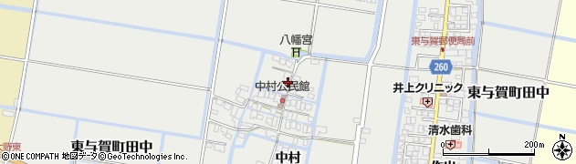 佐賀県佐賀市東与賀町大字田中740周辺の地図