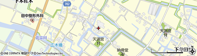 福岡県大川市下牟田口645周辺の地図
